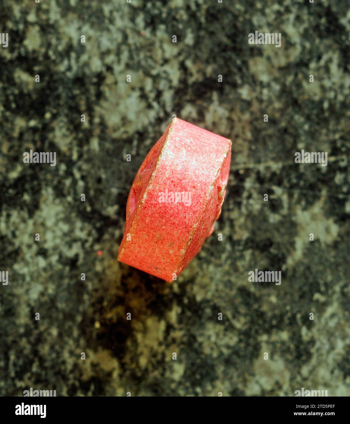 RED PEACE & LOVE ECSTASY PILL- ECSTASY TABLETS - MDMA Stock Photo