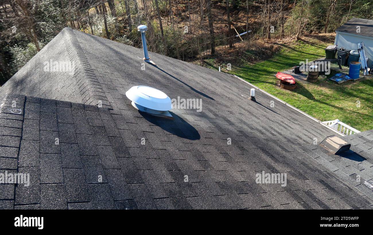 Residential roof inspection for insurance claim due to storm damage
