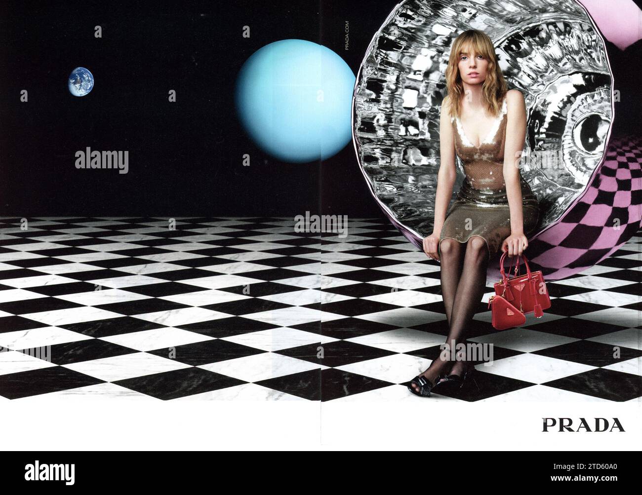 "Vanity Fair" Magazine Dec 2023/Jan 2024 issue Advert, USA Stock Photo