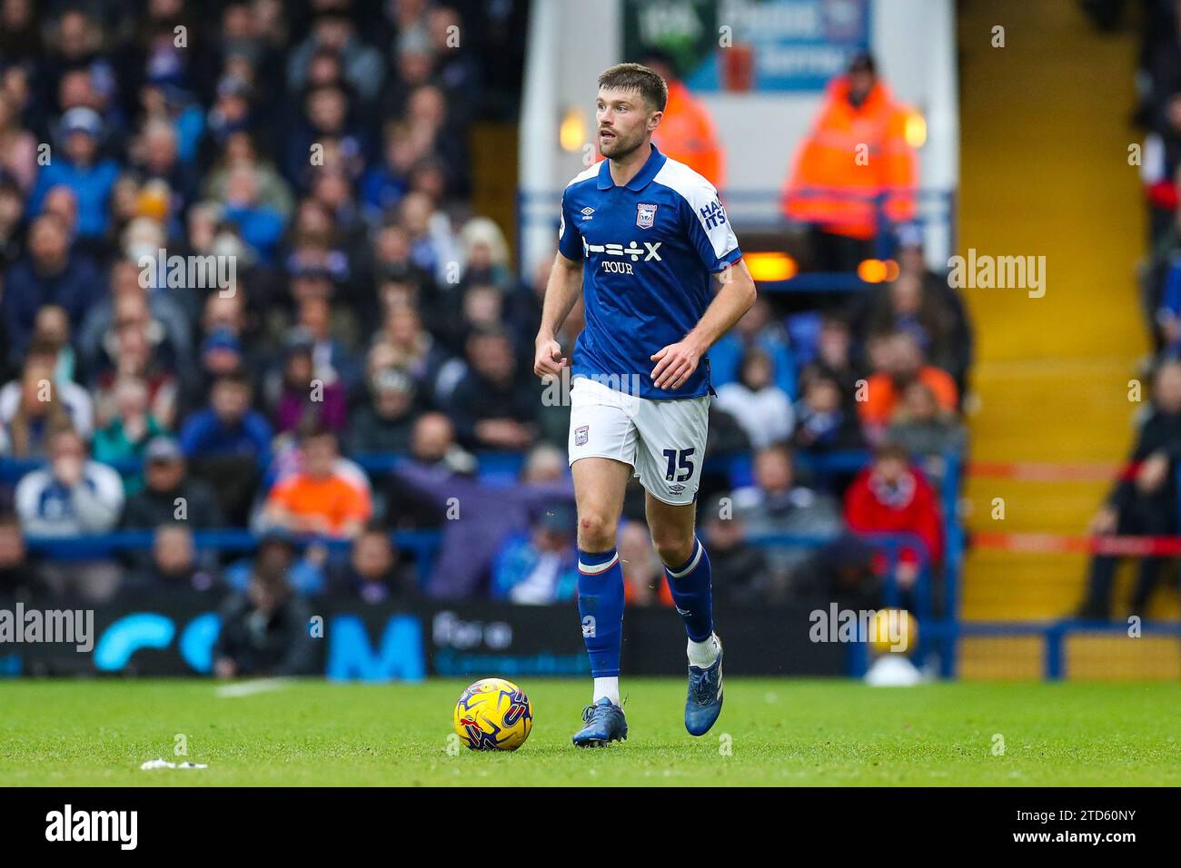 Ipswich Town defender Cameron Burgess (15) during the Ipswich Town FC v