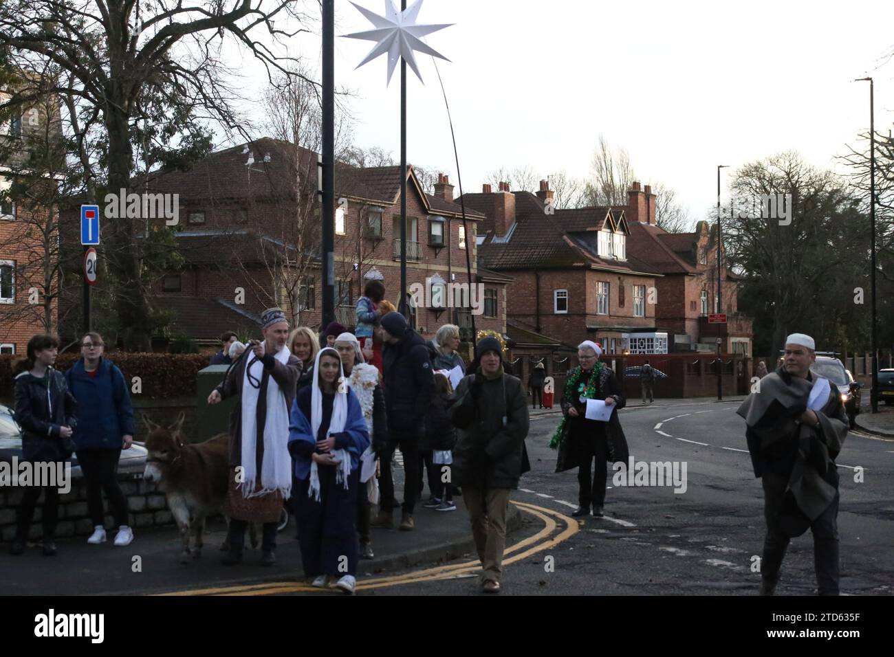 Newcastle upon Tyne, UK. 16 December, 2023. The Living Nativity