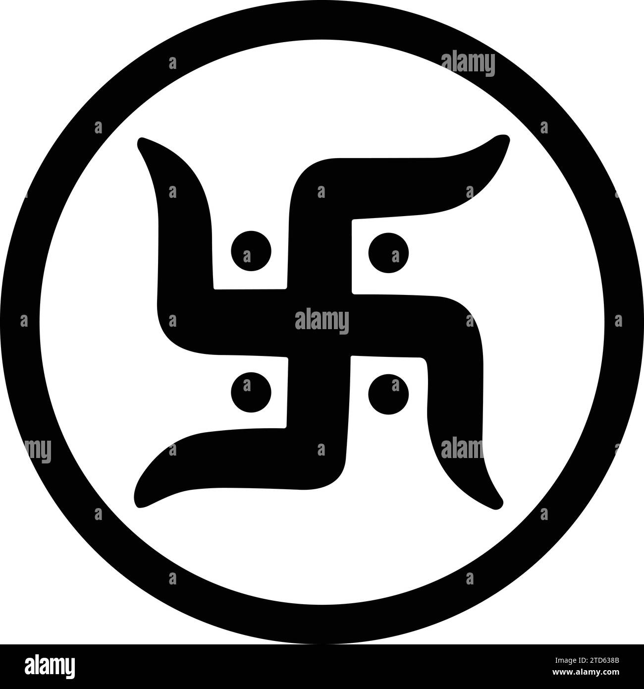 Swastik icon Golden | Swastika sign vector | Hinduism sign | Hindu symbol | spiritual symbol Stock Vector