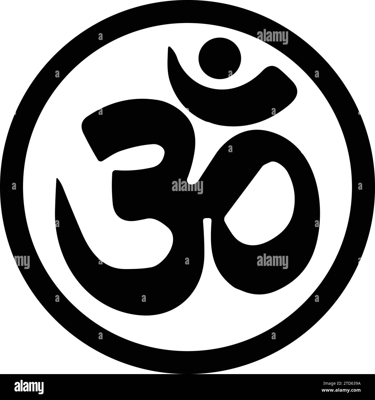 Hinduism sign | Hindu symbol | spiritual symbol | om symbol | Om icon,  Om sign, Hinduism religions mark Stock Vector