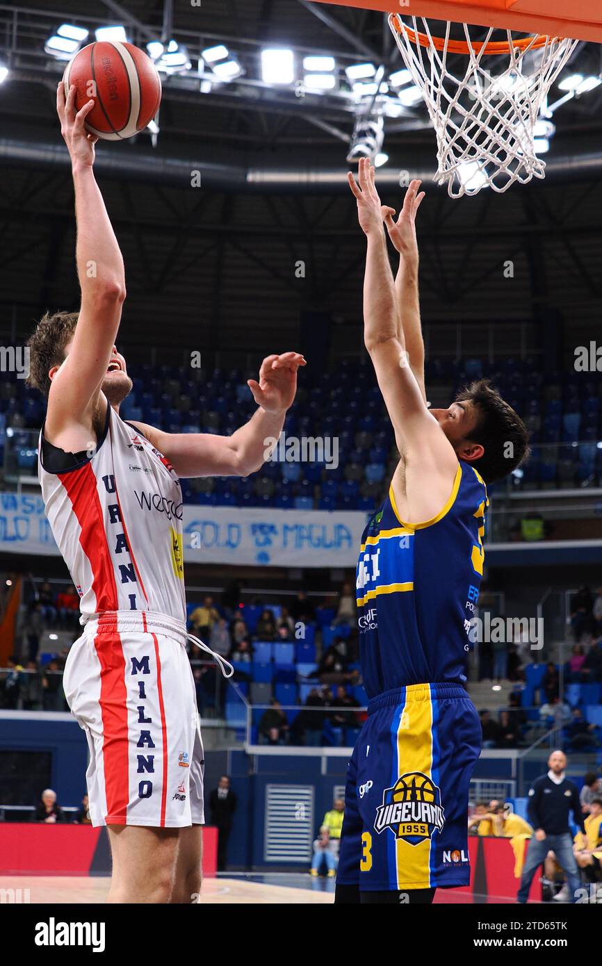 Ion Lupusor (Urania Basket Milano) during Wegreenit Urania Milano vs
