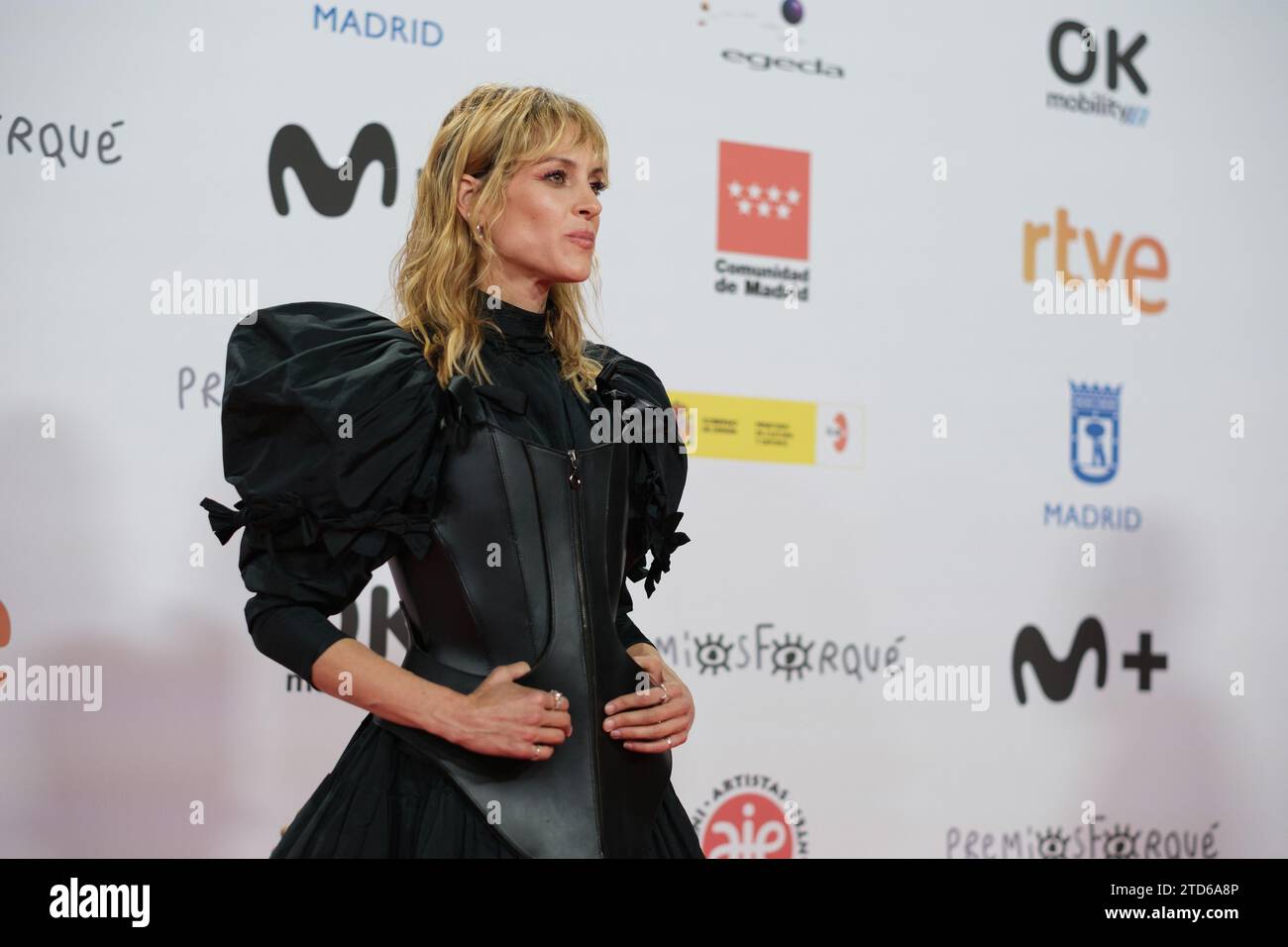 Maggie Civantos attends the red carpet for the Jose María Forque Awards