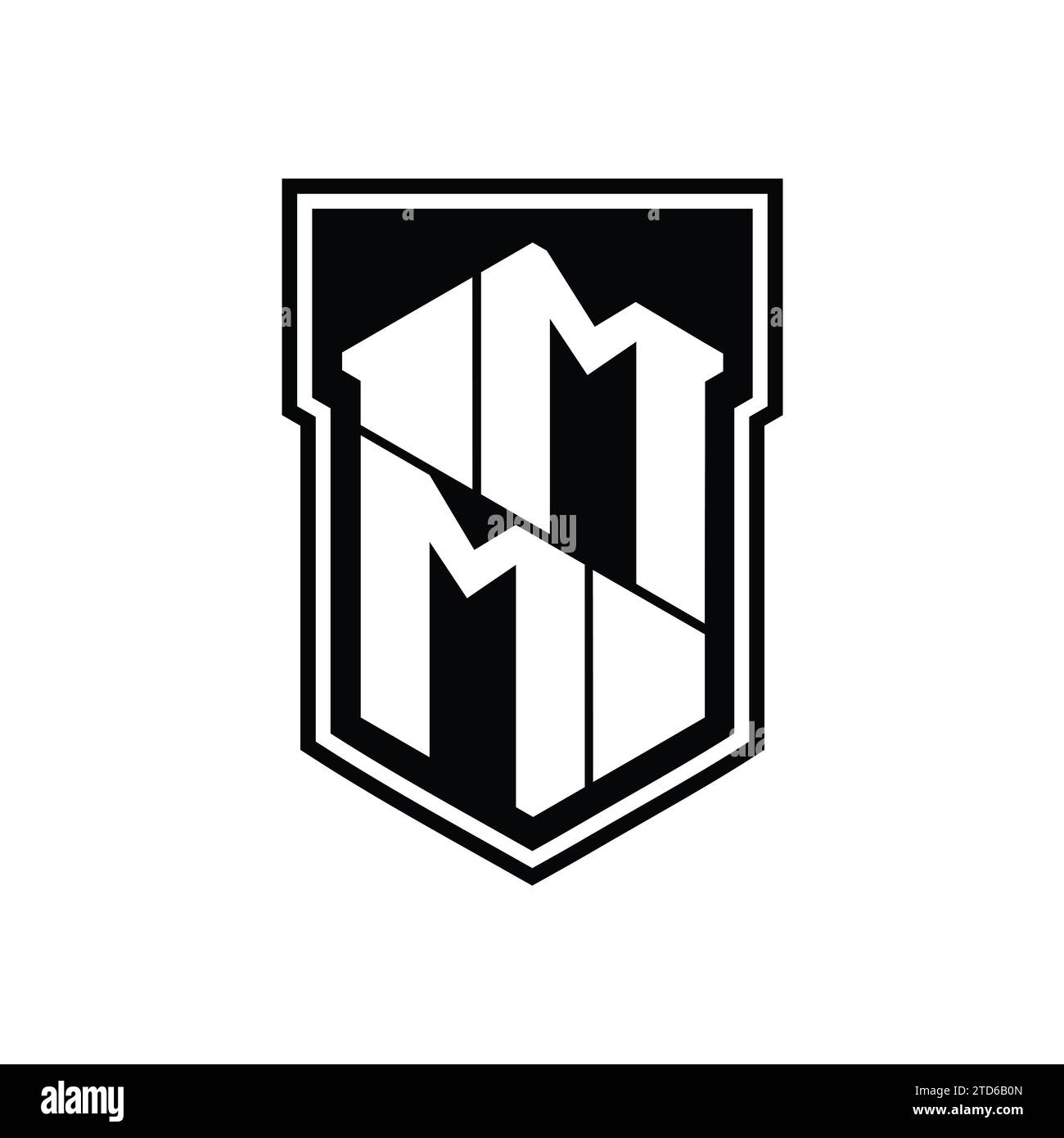 mm-letter-logo-monogram-hexagon-geometric-up-and-down-inside-shield