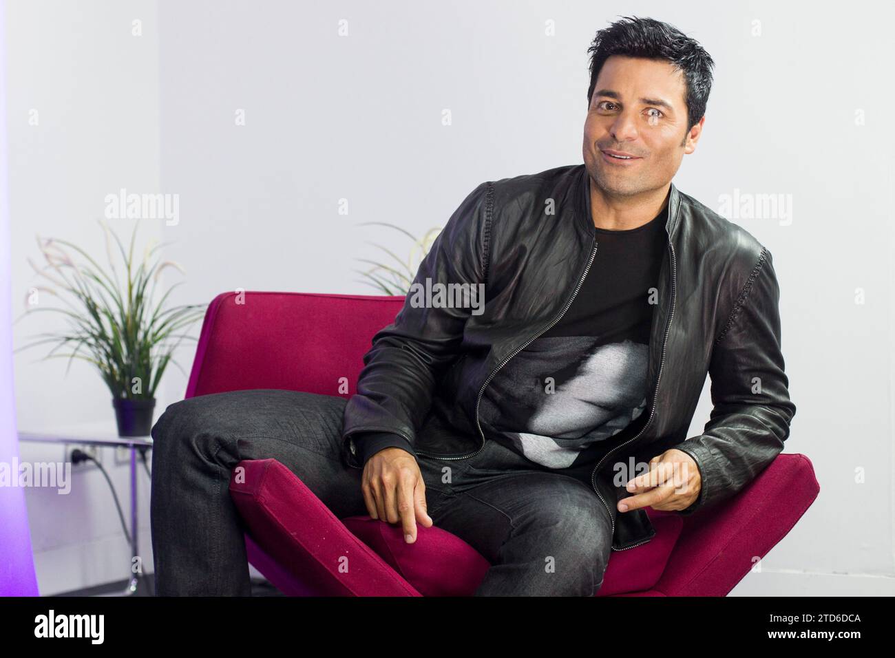 Madrid, 10/10/2014. Interview with Chayanne. Photo Isabel Permuy Archdc. Credit: Album / Archivo ABC / Isabel B Permuy Stock Photo