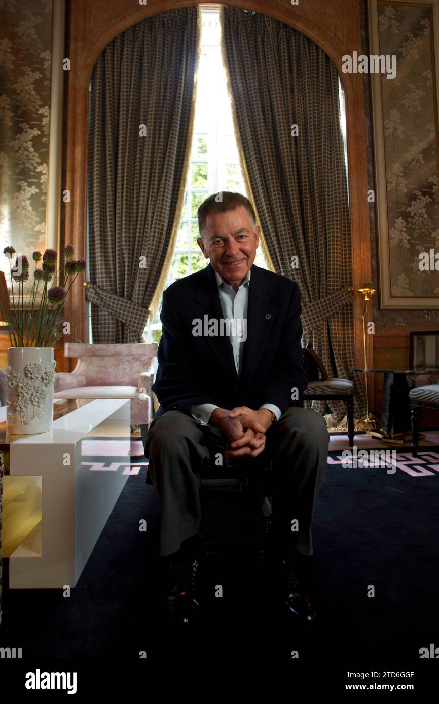 Madrid, 10/21/2011. Interview with Francisco José Ayala, biologist and geneticist. Photo: Isasbel Permuy. ARCHDC. Credit: Album / Archivo ABC / Isabel B. Permuy Stock Photo