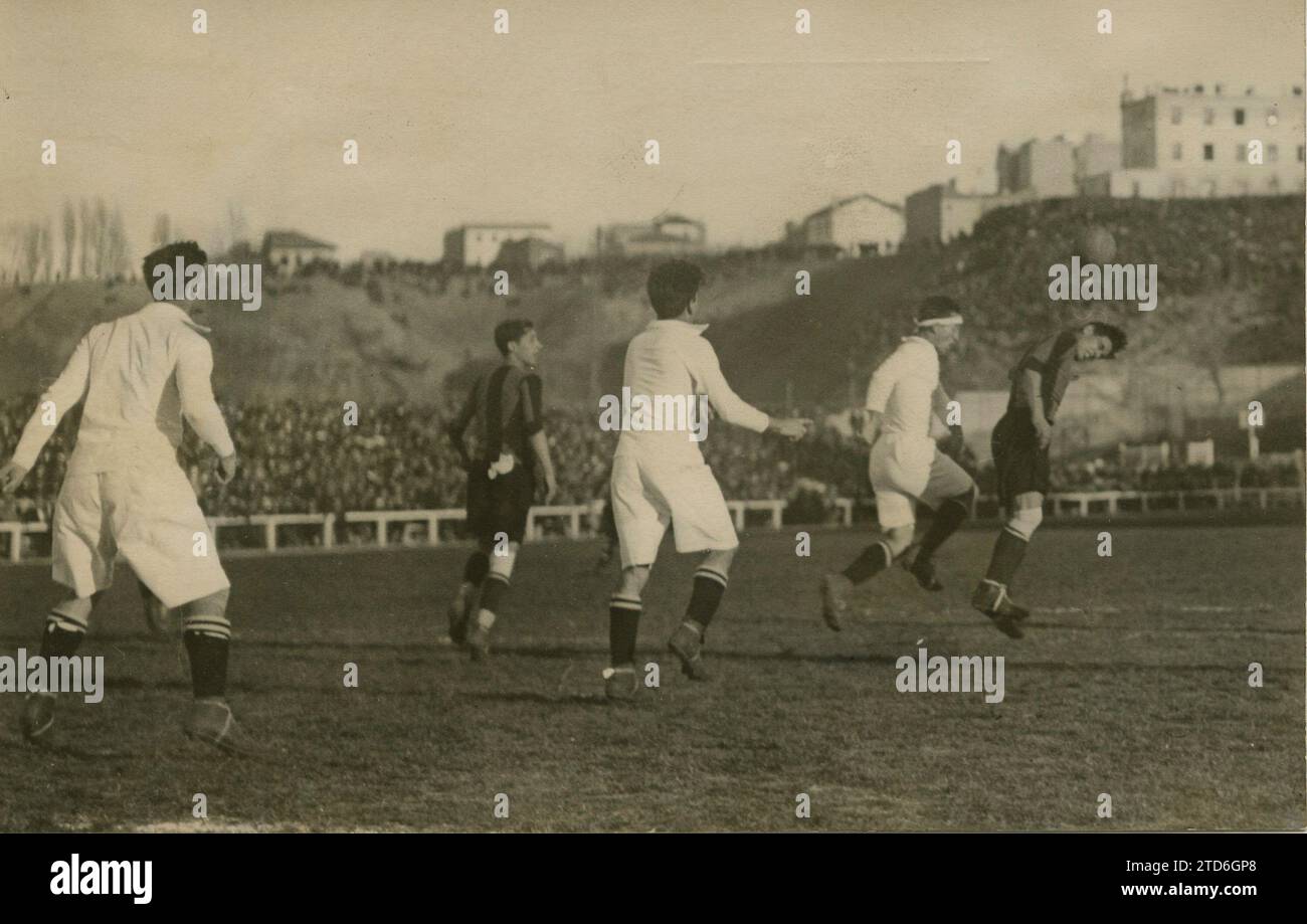 Madrid, 12/08/1926. Central Regional Championship. Match played at the