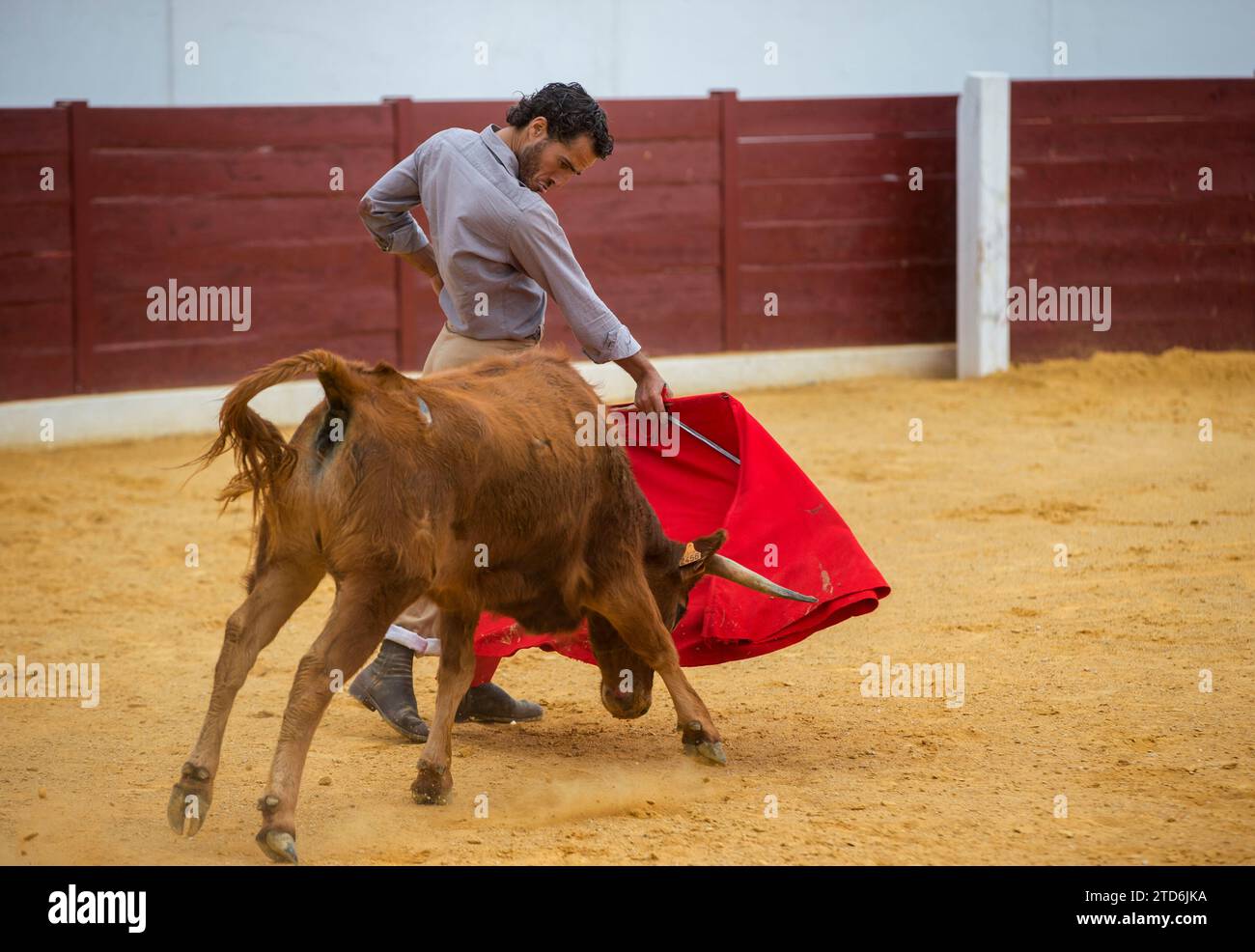 Farmo Chingch Chinchón (Madrid), 03/15/2015. Interview with Iván Fandiño at the ...