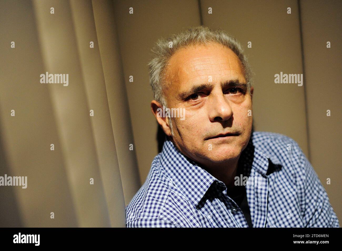 Barcelona. 11/11/2014. Interview with writer Hanif Kureishi. Photos Ines Baucells. Archdc. Credit: Album / Archivo ABC / Inés Baucells Stock Photo