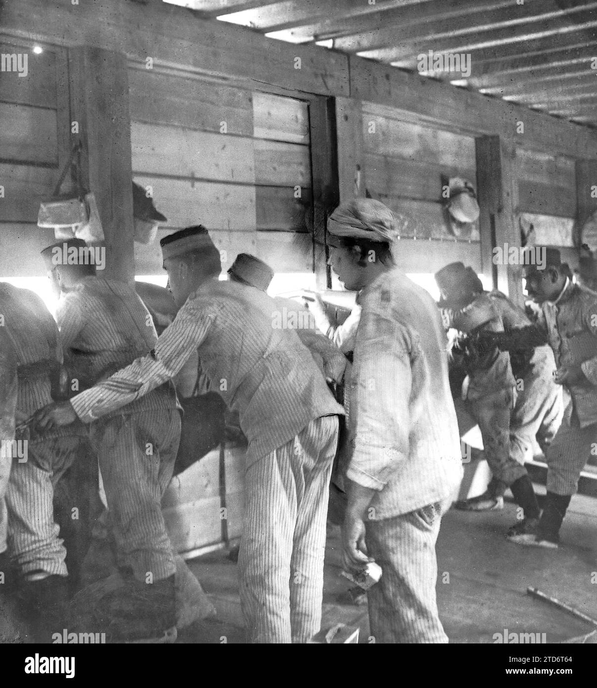 Melilla, August 1909. The defense of the Velarde blockhouse. The ...