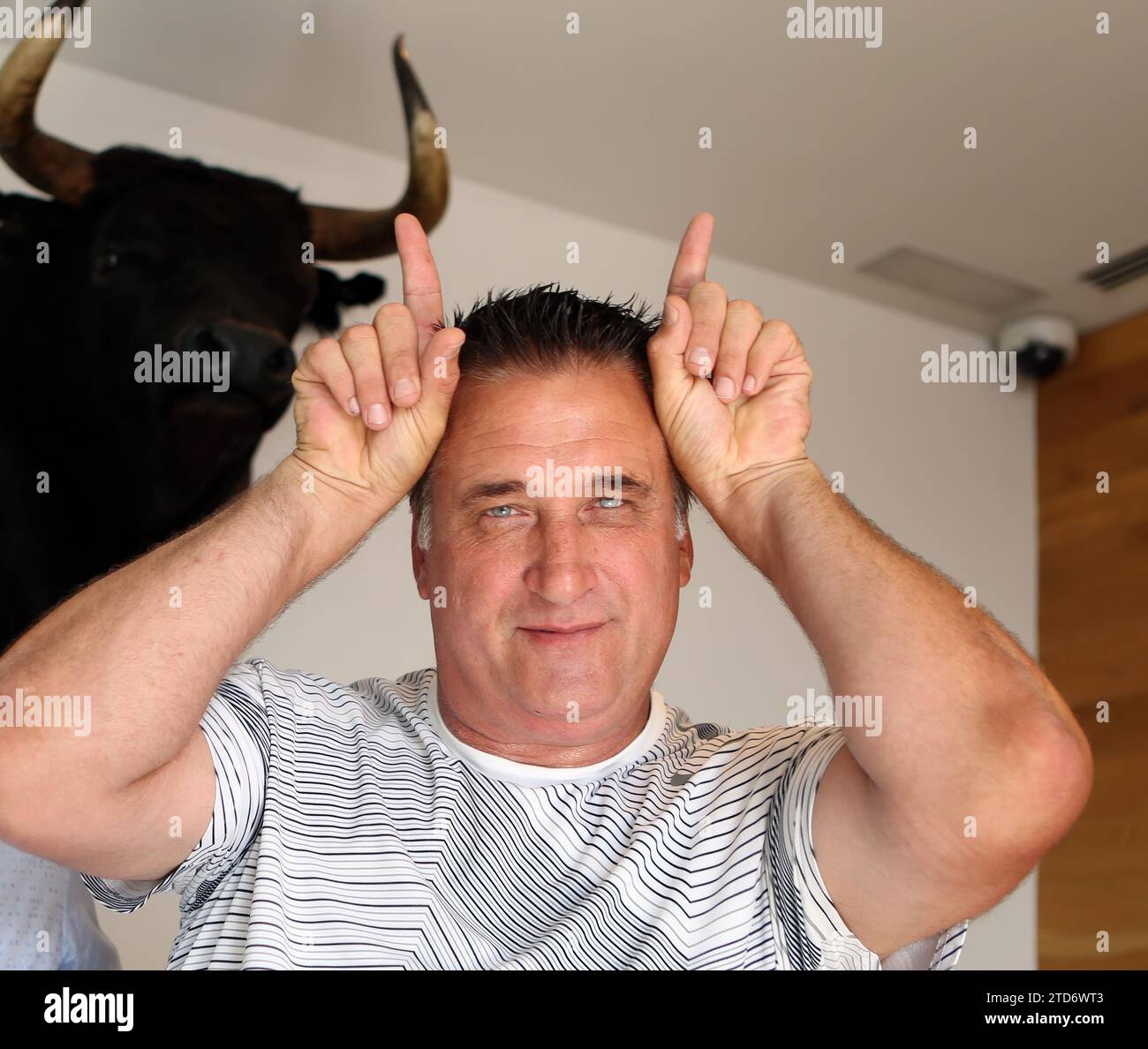 Madrid. 7-16-2014. Interview with the director and actor of the film Helen Alone; in the image Daniel Baldwin.-photo Ernesto Acute.archdc. Credit: Album / Archivo ABC / Ernesto Agudo Stock Photo
