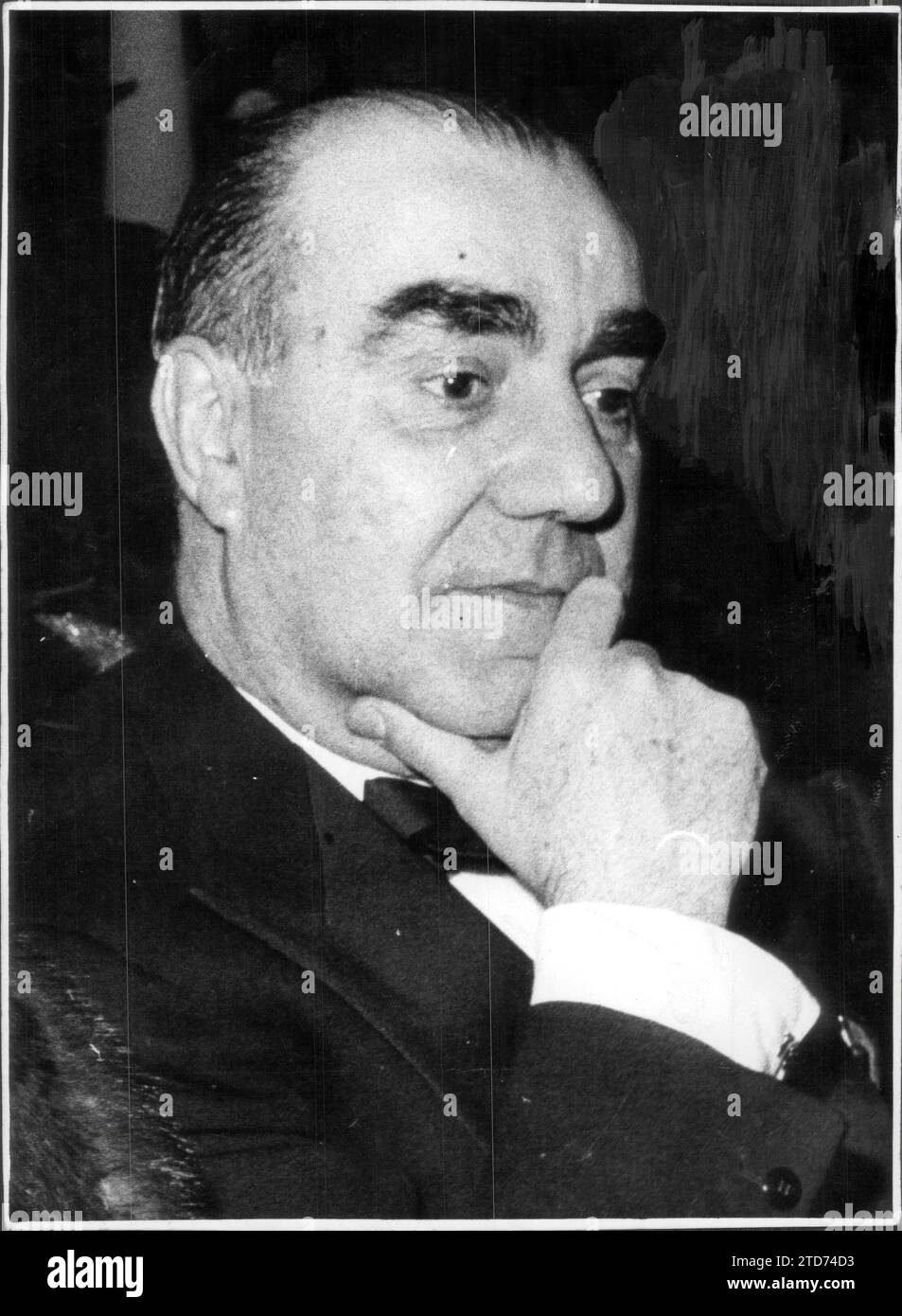 12/31/1966. In the image Don Luis Carrero Blanco. Credit: Album / Archivo ABC / Teodoro Naranjo Domínguez Stock Photo