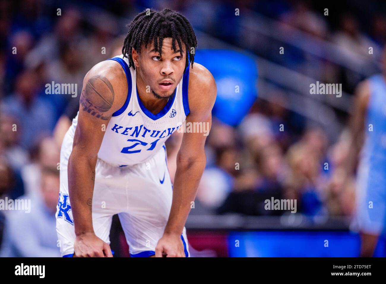 December 16, 2023 Kentucky Wildcats guard D.J. Wagner (21) during the