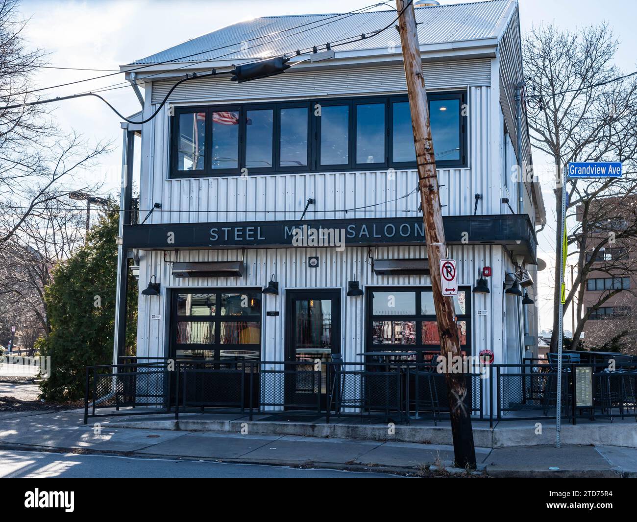 The Steel Mill Saloon, a bar restaurant on Grandview Avenue in the Mt