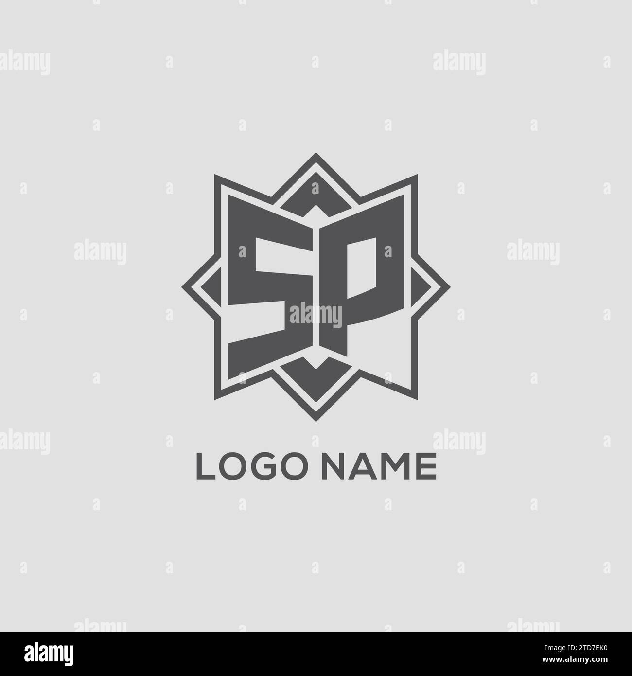 Monogram sp hi-res stock photography and images - Alamy