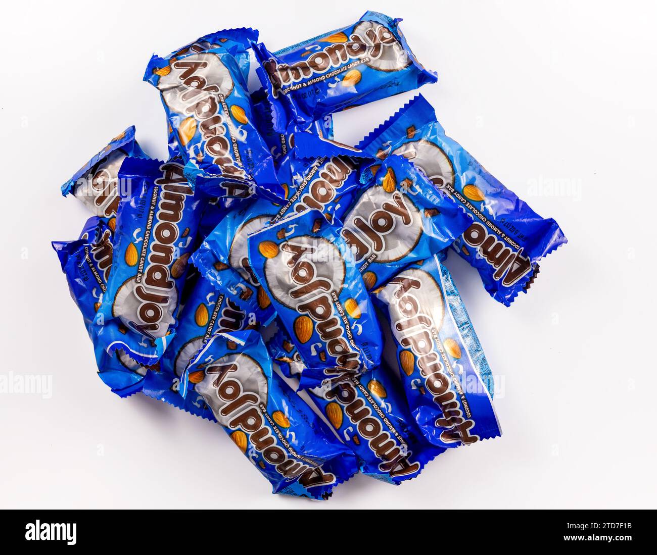 Denver, Colorado December 13, 2023 Milk chocolate candy bars on a