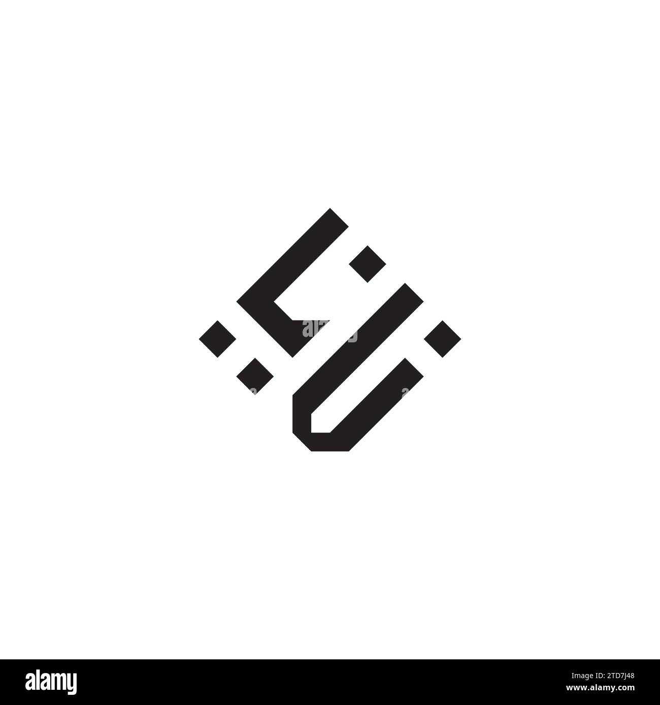 VL abstract geometric concept logo in high quality professional design ...