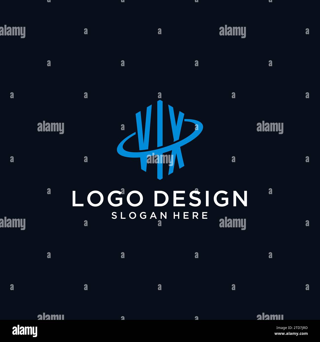 VX initial monogram logo with hexagonal shape and swoosh design ideas ...