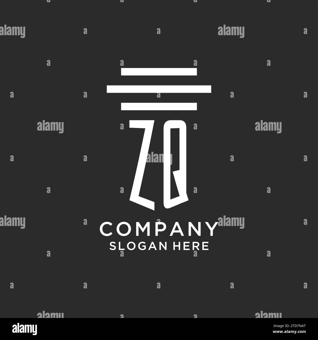 Zq logo vector vectors Black and White Stock Photos & Images - Alamy