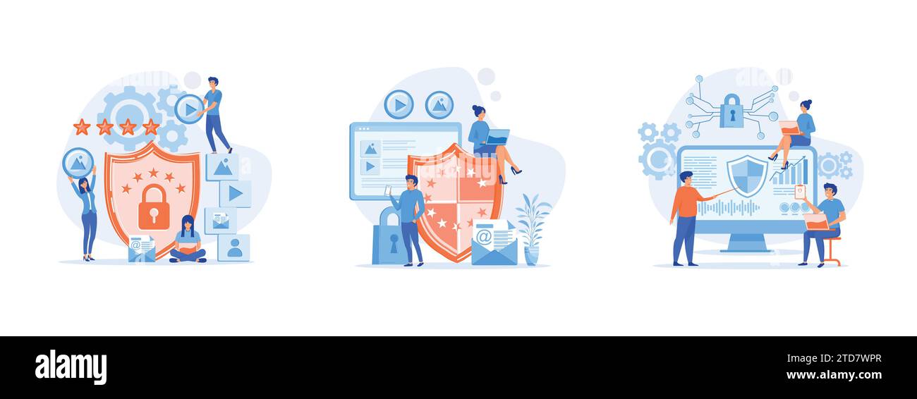 Solution Protection Images Antivirus solution Stock Vector Images - Alamy
