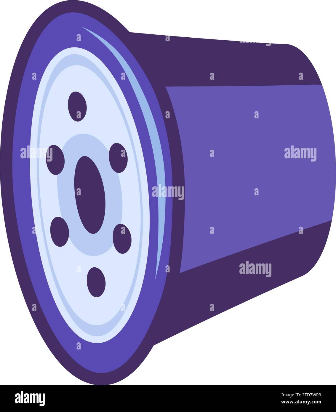 Hazardous waste pollution. Car oil filter icon. Toxic Materials