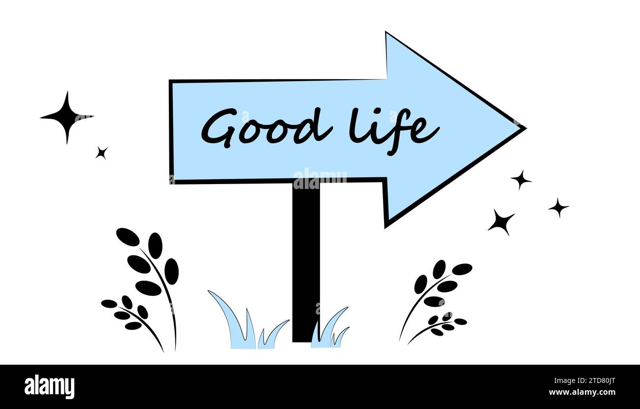 The good life Stock Vector Images - Alamy