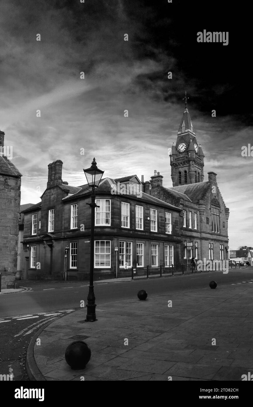 The town hall building of Annan, Dumfries and Galloway, Scotland, UK Stock Photo