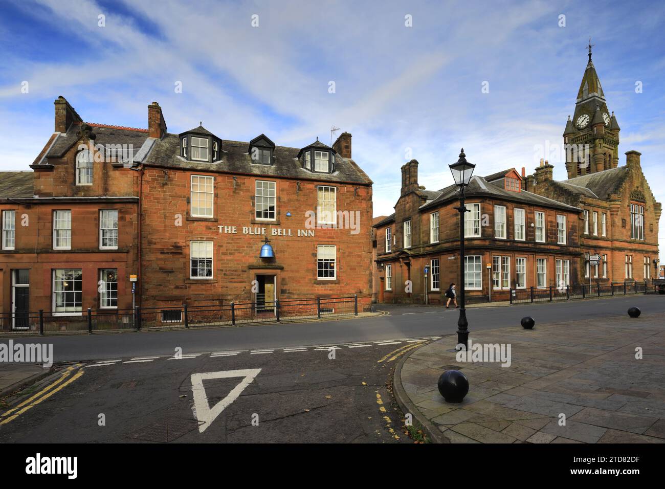 The town hall building of Annan, Dumfries and Galloway, Scotland, UK Stock Photo