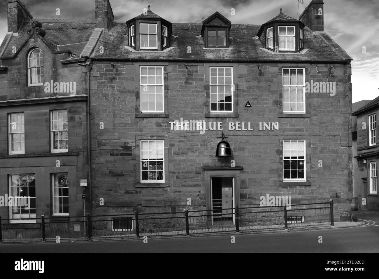 The Blue Bell Inn, Annan town, Dumfries and Galloway, Scotland, UK Stock Photo