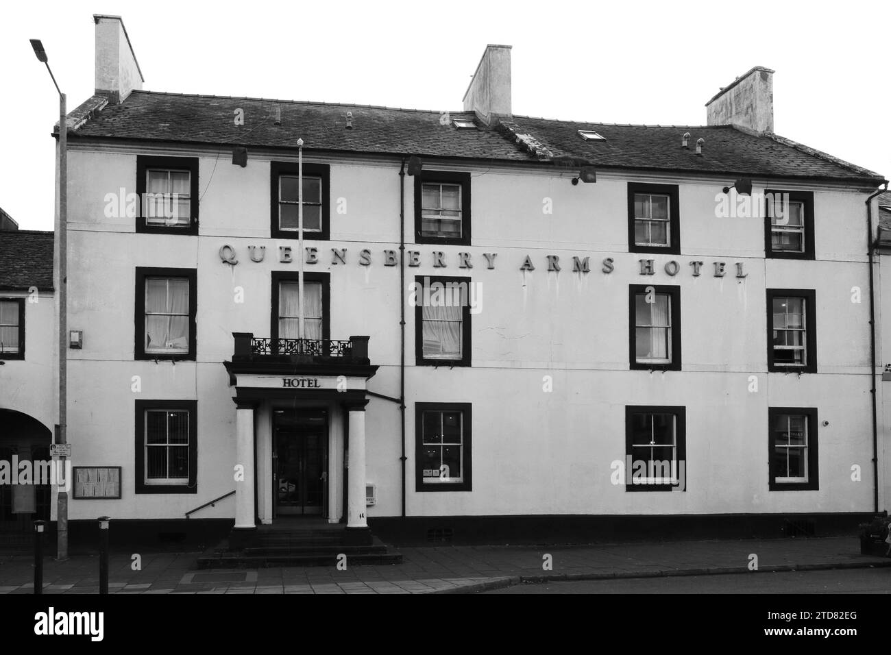 The Queensberry Arms Hotel, Annan town, Dumfries and Galloway, Scotland, UK Stock Photo