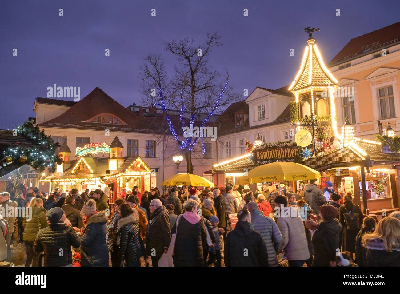 Weihnachtsmarkt Blauer Lichterglanz, Brandenburger Straße, Potsdam