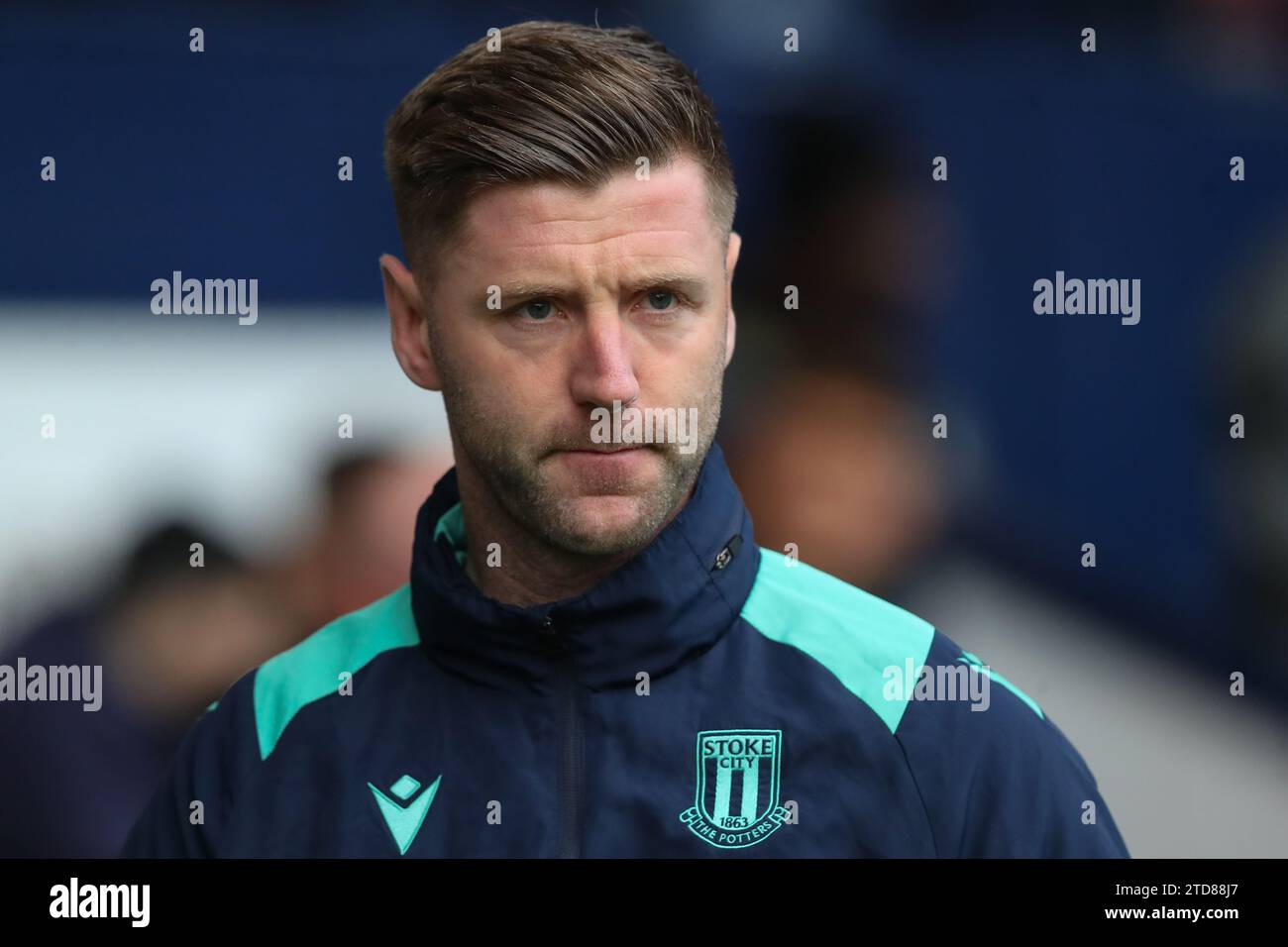 Paul Gallagher caretaker manager of Stoke City during the Sky Bet Championship match West