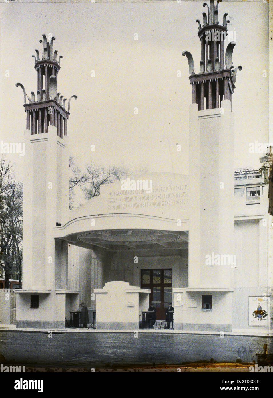 1925 exhibition decorative arts paris hi-res stock