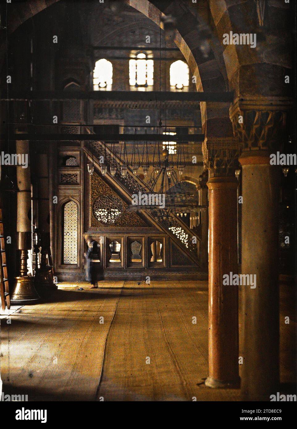 Constantinople (current Istanbul), Turkey View of the minbar (pulpit
