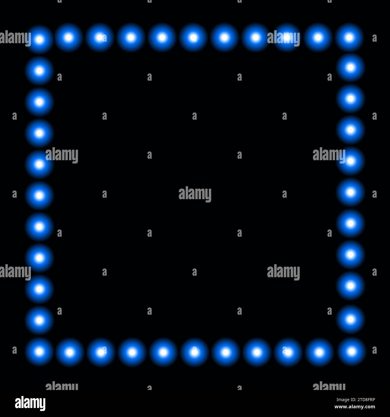 Blue neon effect vector background. Stock Vector