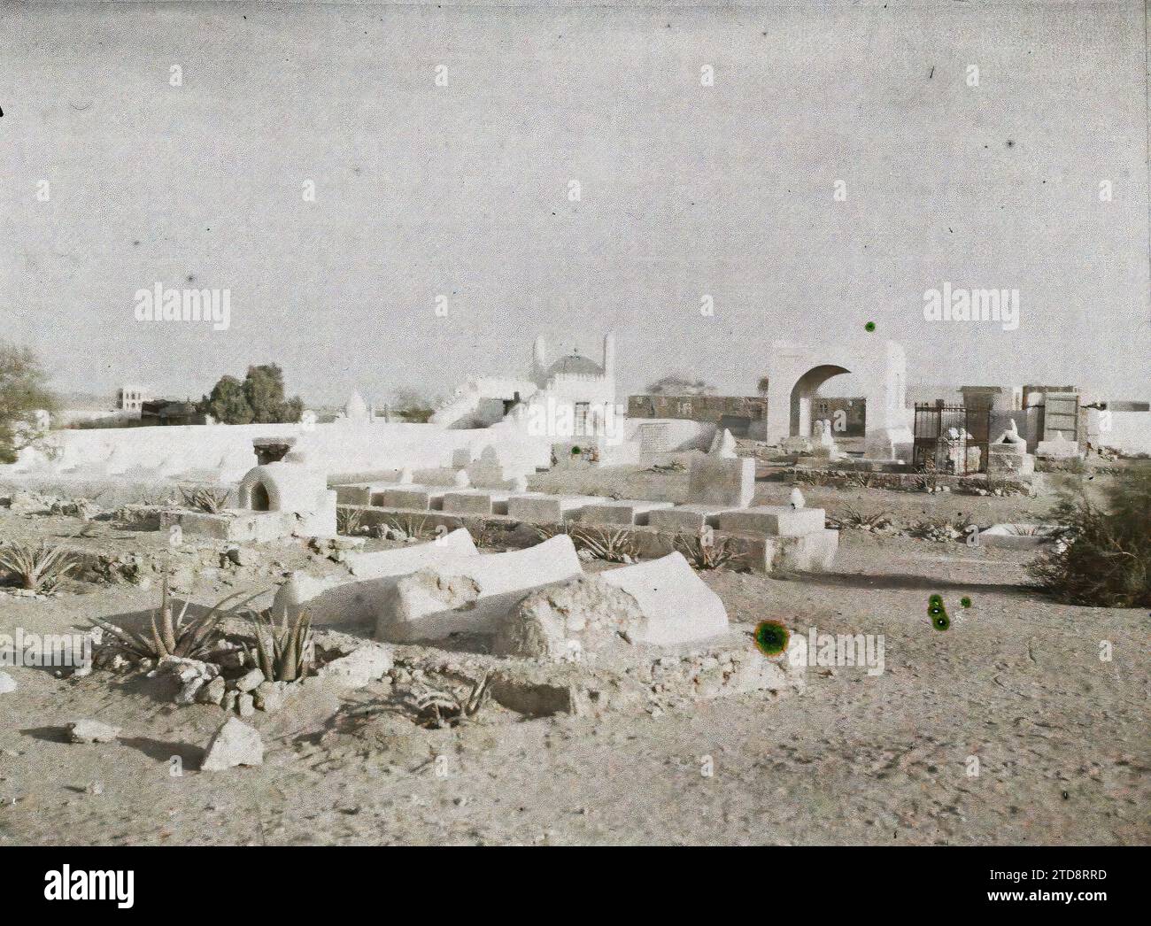 Jeddah, Arabia View of the cemetery, Habitat, Architecture, Religion