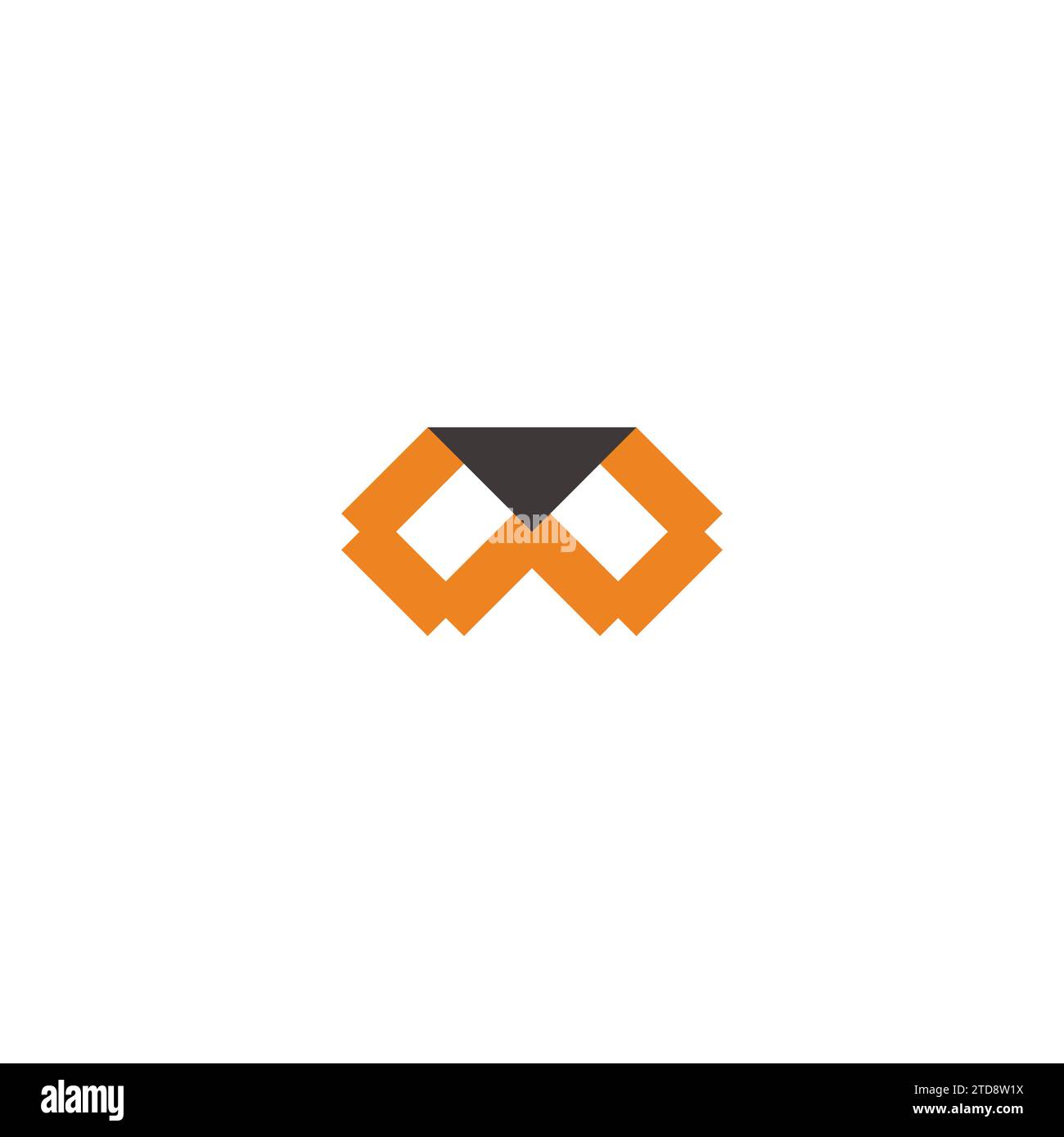 letter w triangle pixel logo vector Stock Vector Image & Art - Alamy