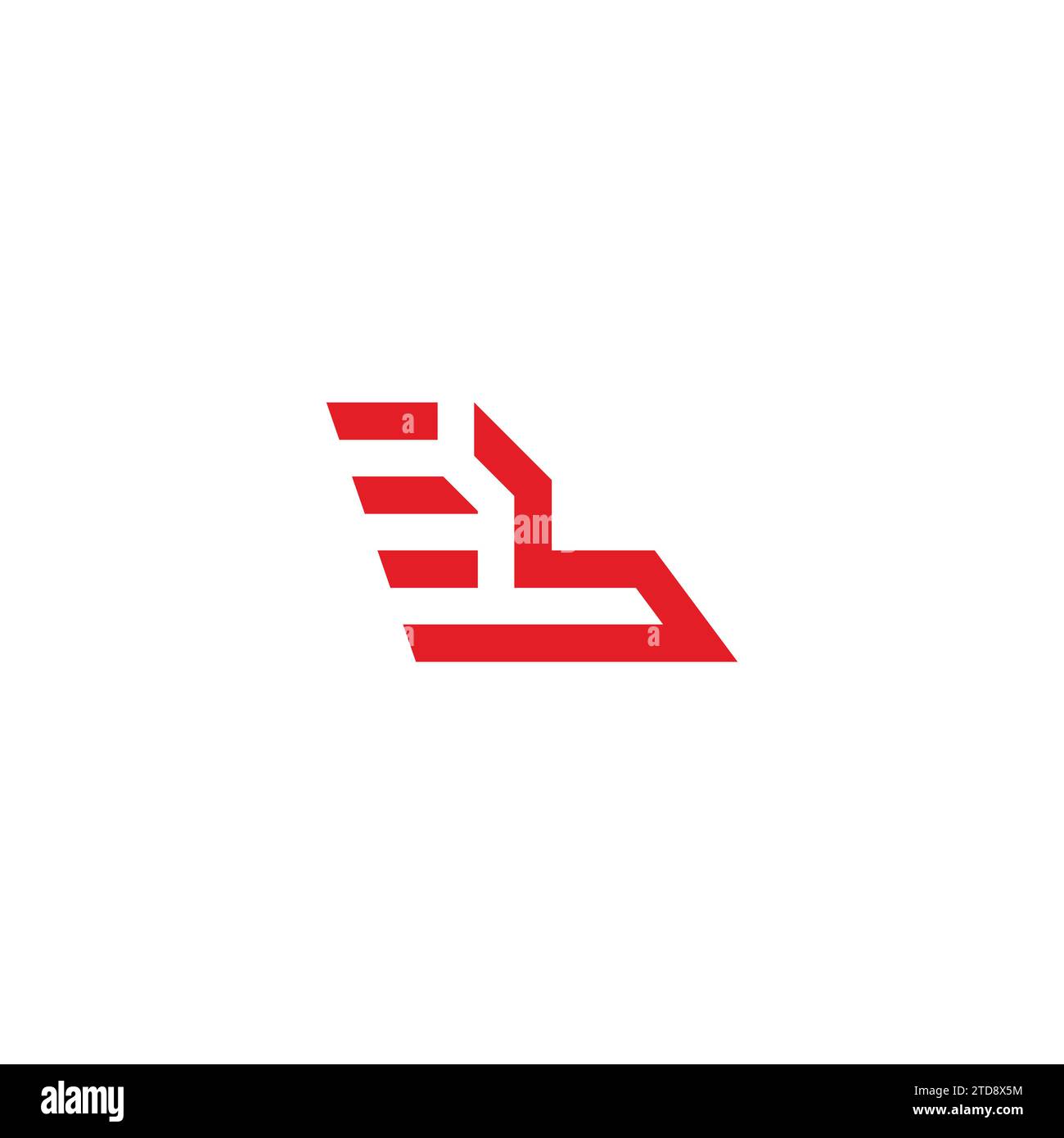 letter b fast shoes simple motion logo vector Stock Vector