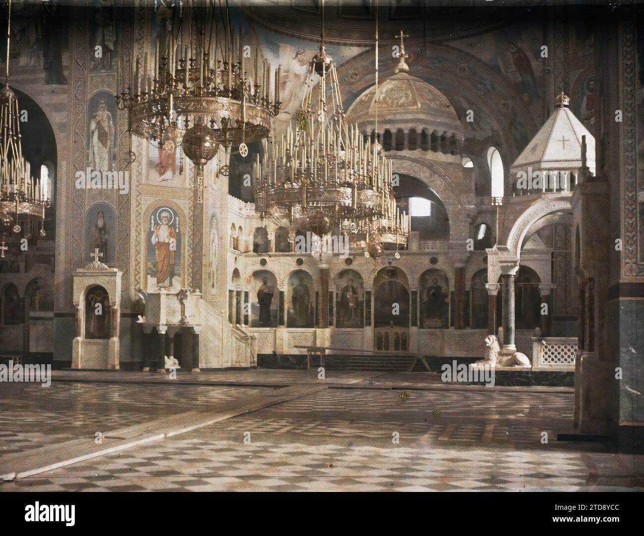 Sofia, Bulgaria Interior of the Alexander Nevski Cathedral, Religion