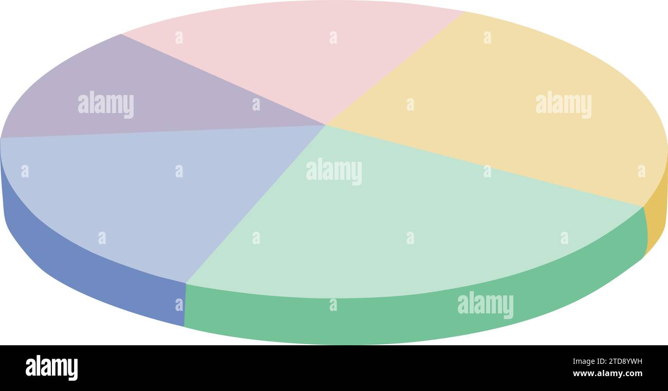 3D pie chart Stock Vector Image & Art - Alamy