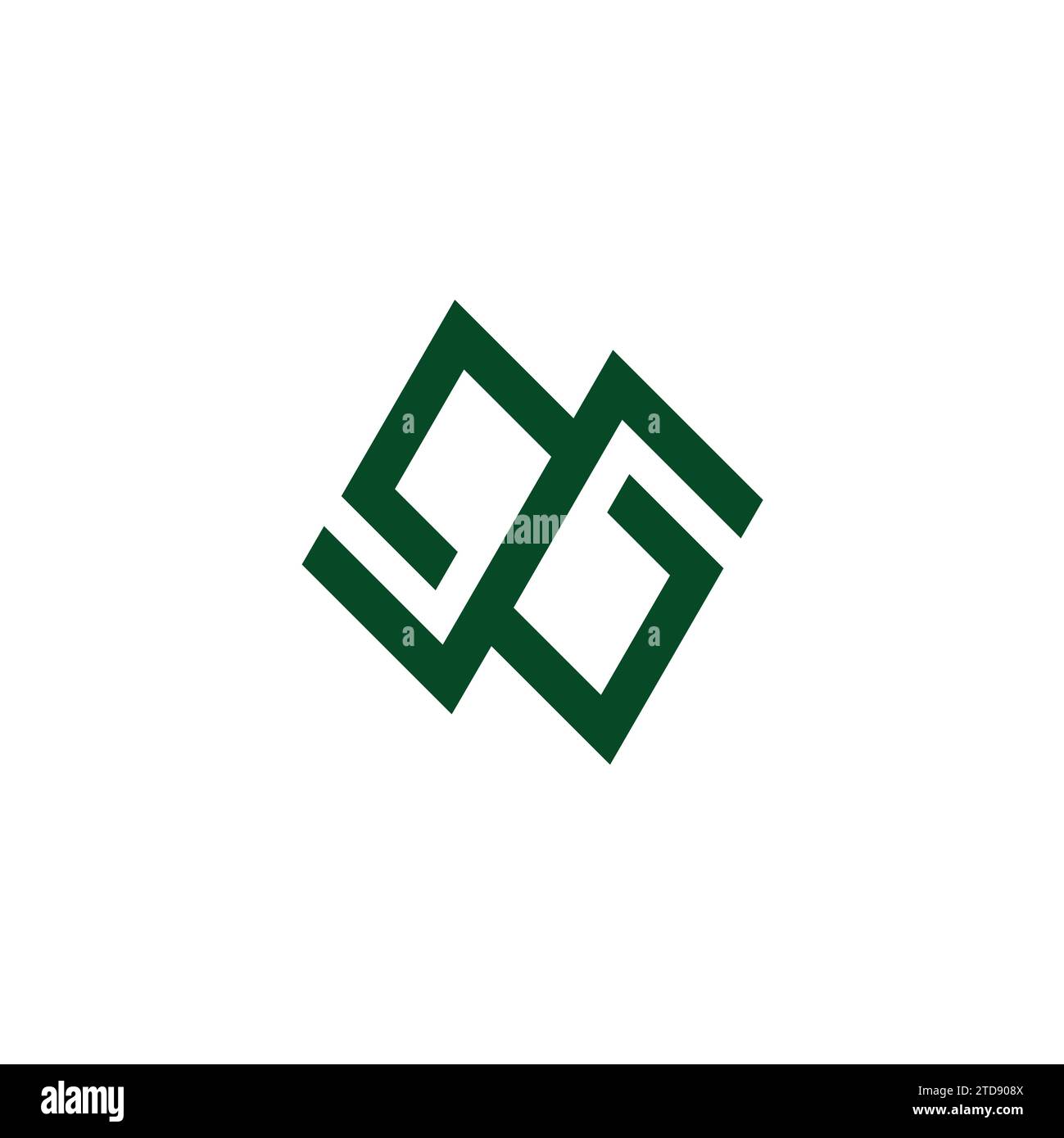 letter mg mountain ambigram logo vector Stock Vector