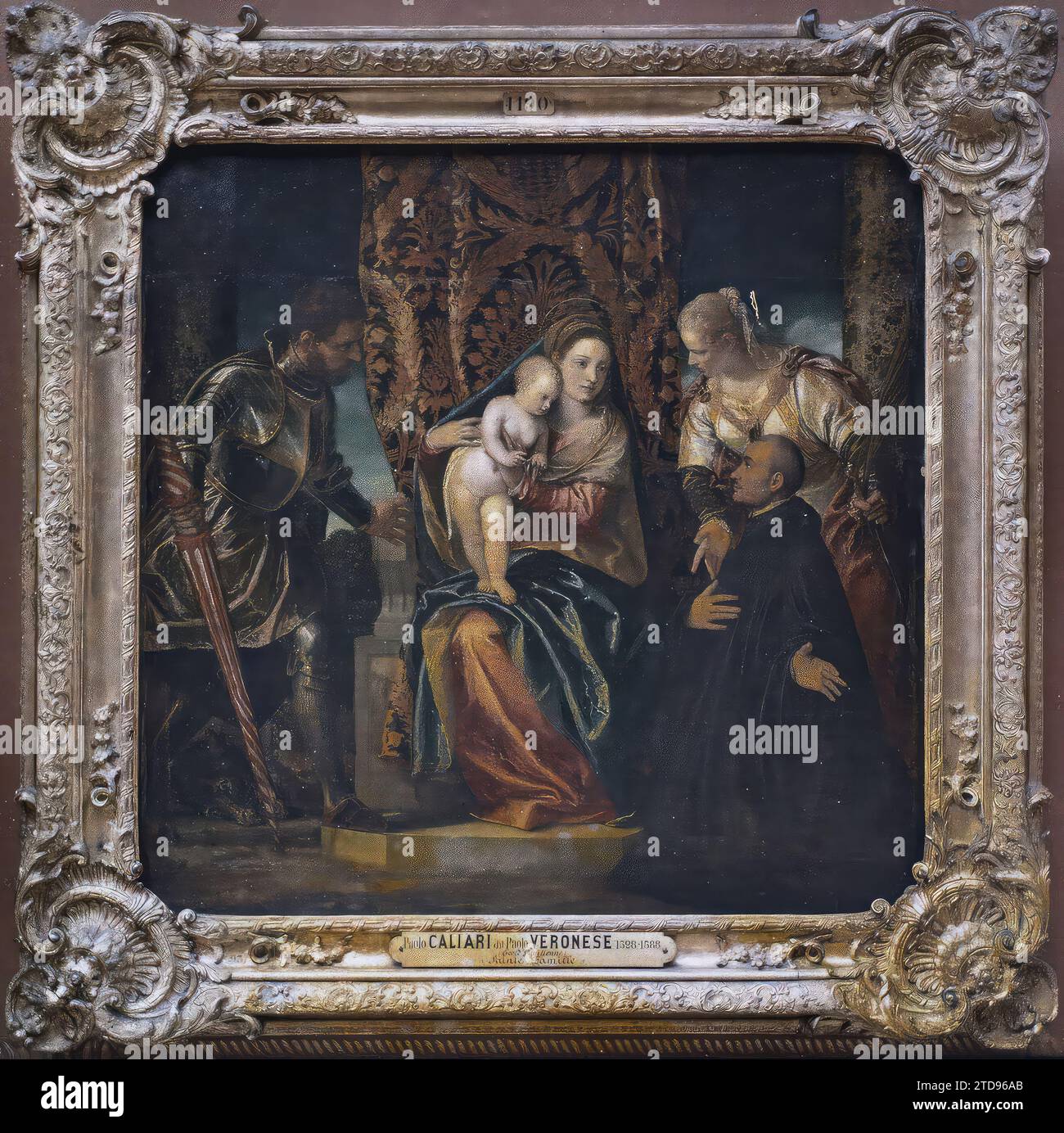 Paris (1st arr.), France The Virgin and Child between Saint Justine and