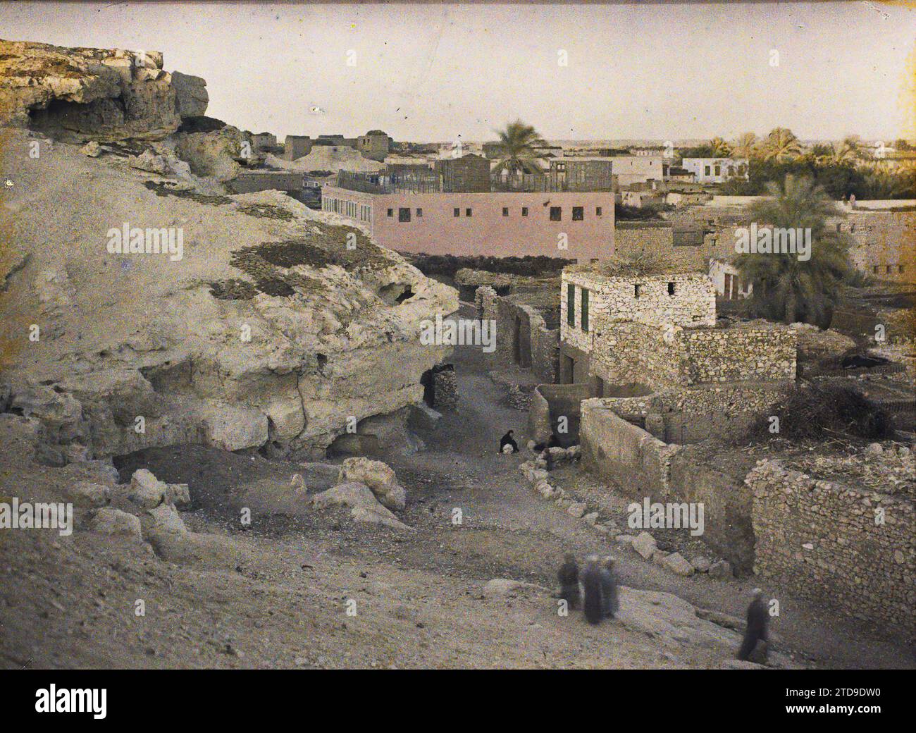 Giza, Egypt, Africa Village at the foot of the Pyramids, Housing