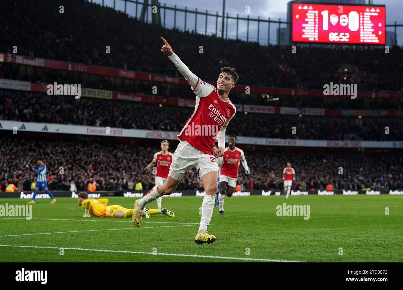 Arsenal s Kai Havertz Celebrates Scoring Their Side s Second Goal Of 