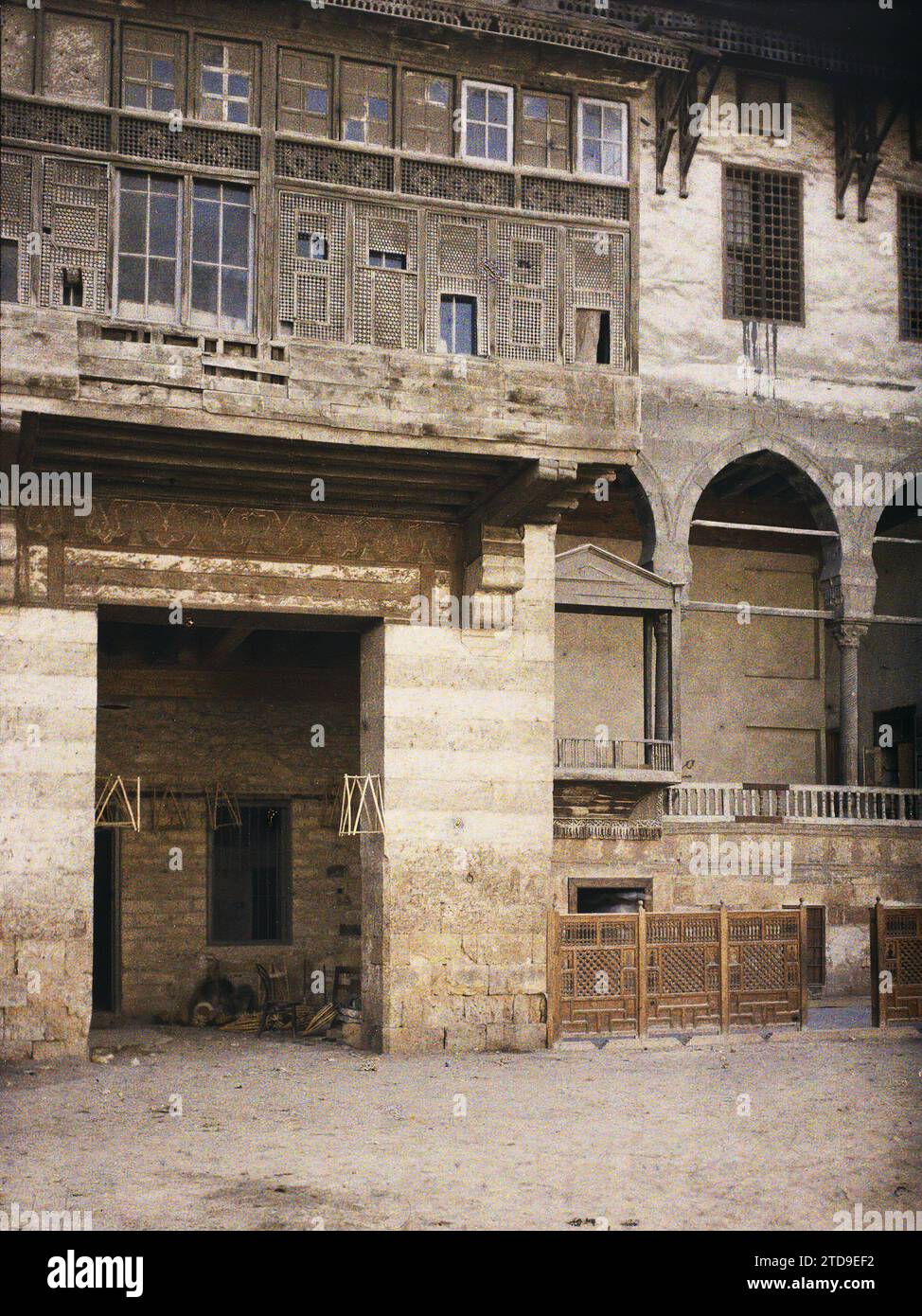 Cairo, Egypt, Africa Old house in the Arab quarter, Housing, Architecture, Housing, Moucharabieh