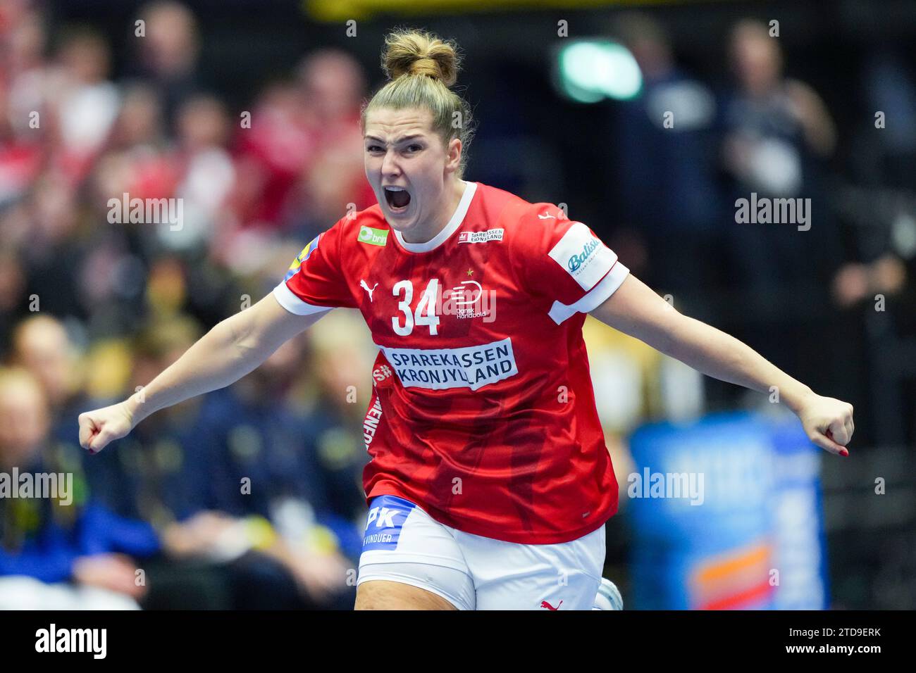 Rikke Iversen from Denmark during the IHF World Women's Handball