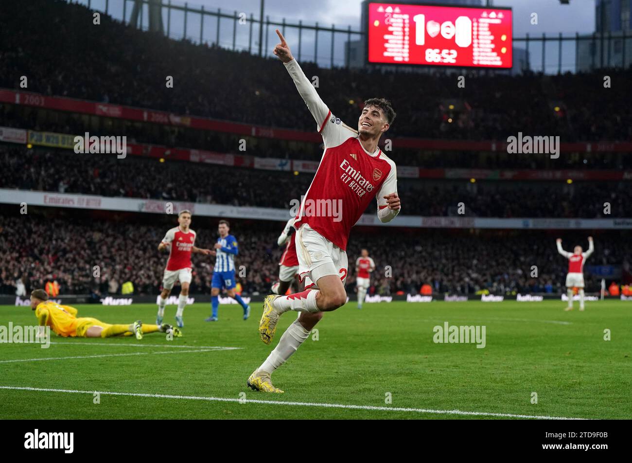 Arsenal s Kai Havertz Celebrates Scoring Their Side s Second Goal Of 