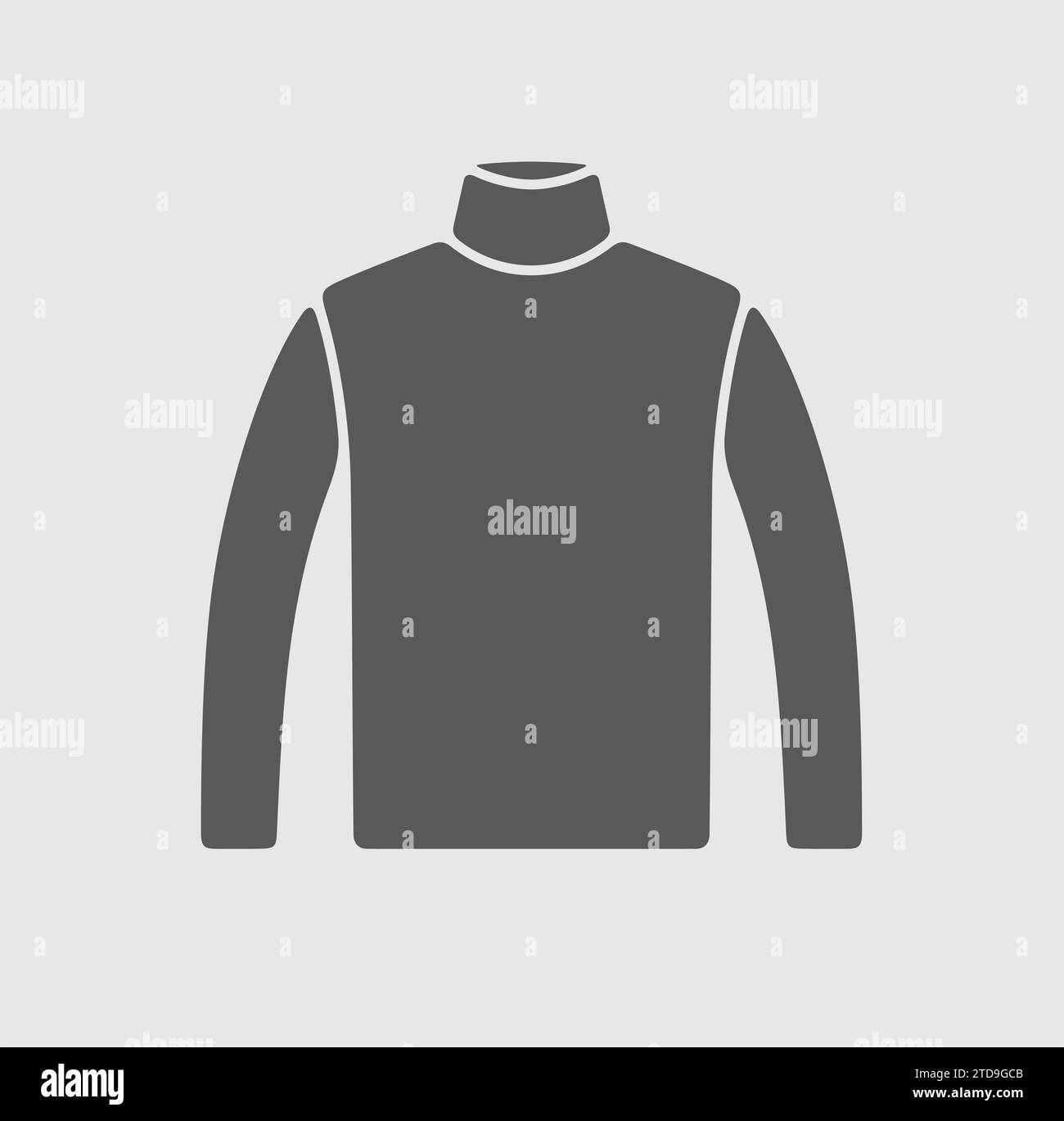 Mens turtleneck icon on a background. Vector illustration. Stock Vector